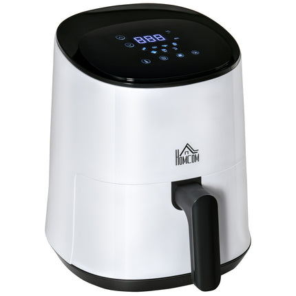 Horkovzdušná fritéza 2.5L, 1300W, nepřilnavý koš, bílá/černá