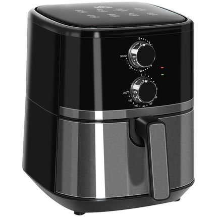Horkovzdušná fritéza 4.5L, 1500W, příprava bez oleje, černá