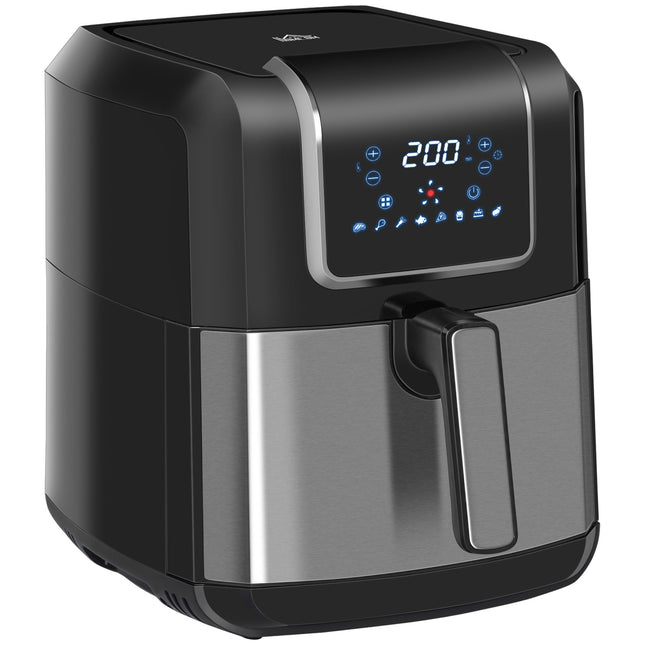 Horkovzdušná fritéza 6.5L, 1700W, LED displej, nepřilnavý koš