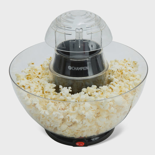 Horkovzdušný přístroj na popcorn s odnímatelnou miskou, 900W, černá