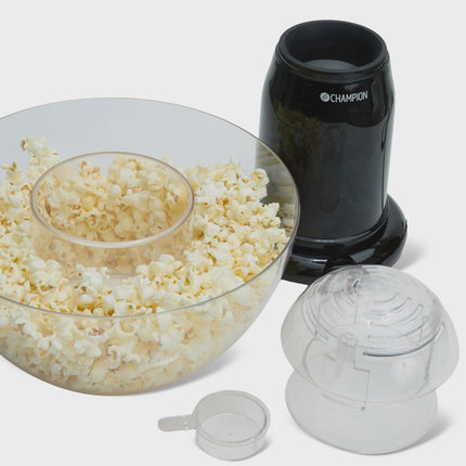 Horkovzdušný přístroj na popcorn s odnímatelnou miskou, 900W, černá