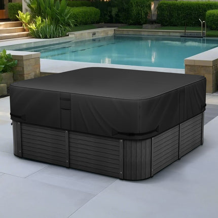 Hot Tub Cover, Square 90x90x20 In, Waterproof 600D