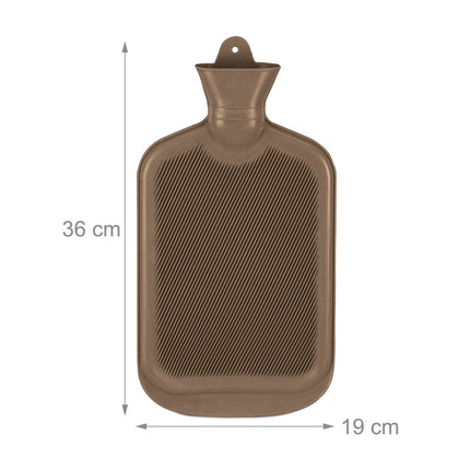Termofor 2L – hnědý, nepropustný, úleva od bolesti