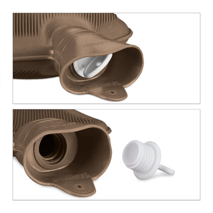 Termofor 2L – hnědý, nepropustný, úleva od bolesti