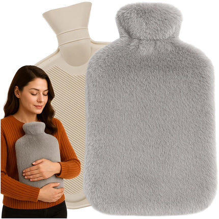 Termofor s plyšovým obalem, objem 3.5L