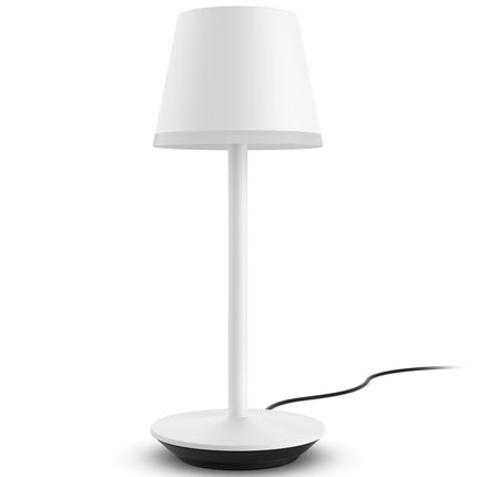 Hue Go přenosná stolní lampa bílá/šalvějově zelená