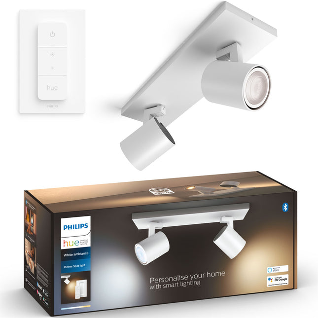 Hue Runner White Ambiance 2 bodovky 800 lm bílá