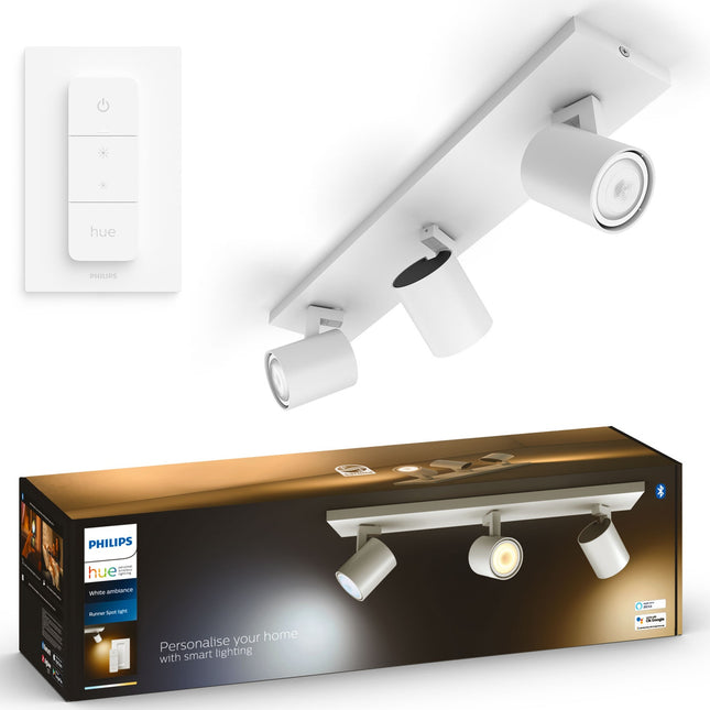 Hue Runner White Ambiance 3 bodovky 1200 lm bílá