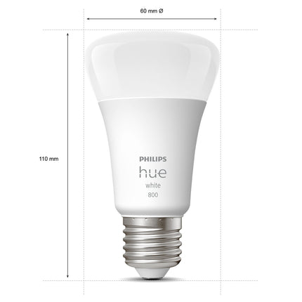 Hue White A60 E27 2 ks