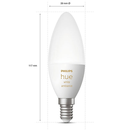 Hue White Ambiance E14 Crown 1 ks
