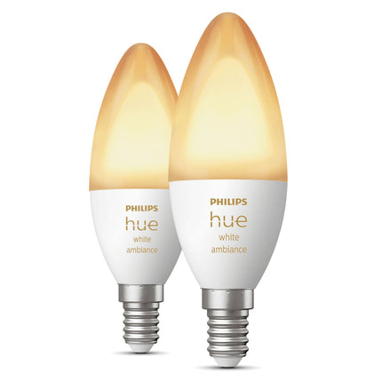 Hue White Ambiance E14 Crown 2 ks