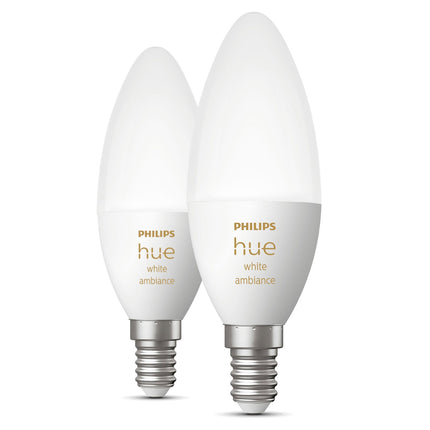 Hue White Ambiance E14 Crown 2 ks