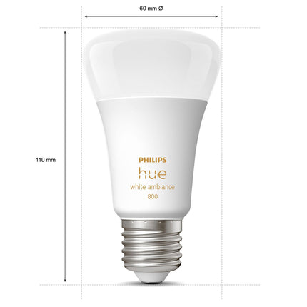Hue White Ambiance E27 2 ks
