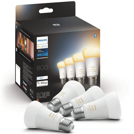 Hue White Ambiance E27 4 ks