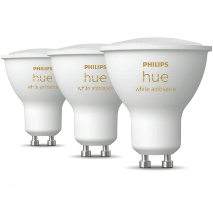 Hue White Ambiance GU10 3 ks