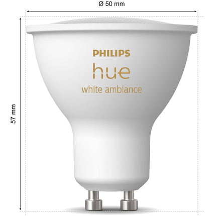 Hue White Ambiance GU10 400lm 1 ks