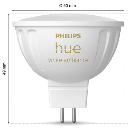 Hue White Ambiance GU5.3 MR16 12V 400lm 1er-Pack