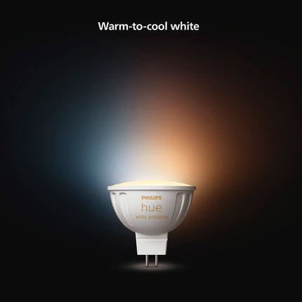 Hue White Ambiance GU5.3 MR16 12V 400lm 1er-Pack