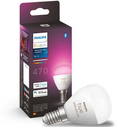 Hue White Color Ambiance E14 Globe 1 ks