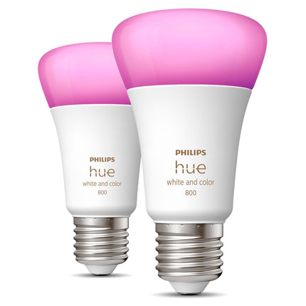 Hue White Color Ambiance E27 800lm 2 ks