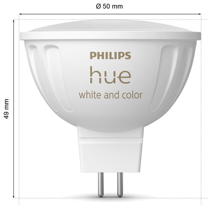 Hue White Color Ambiance GU5.3 MR16 12V 400lm 1 ks