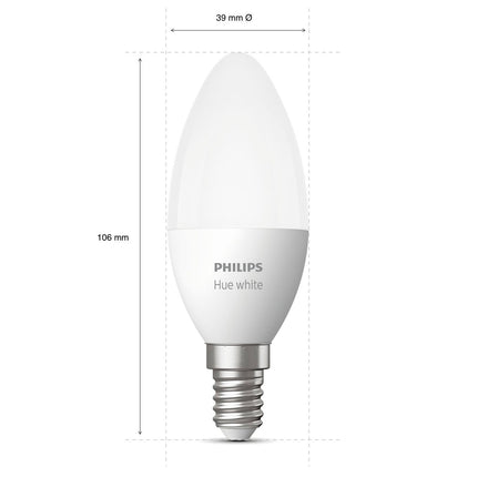 Hue White E14 Crown 2 ks