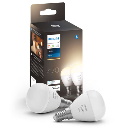 Hue White E14 P45 Globe 2 ks