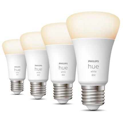 Hue White E27 A60 800lm 4 ks