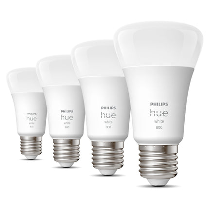 Hue White E27 A60 800lm 4 ks