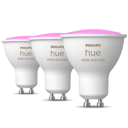 Hue White and Color Ambiance GU10 3 ks