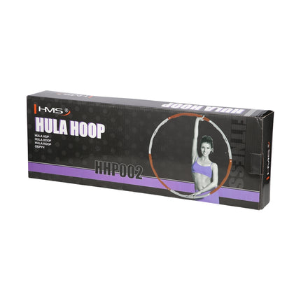 Hula hoop 100cm, fitness kruh zelená-šedá