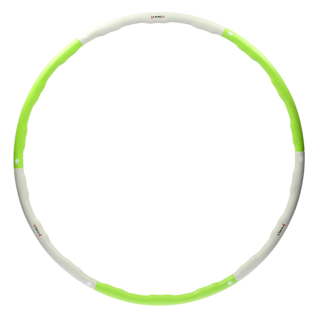 Hula hoop 100cm, fitness kruh zelená-šedá