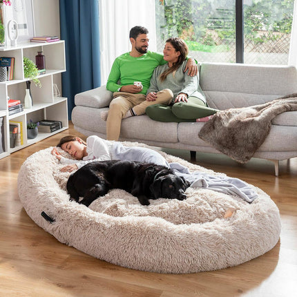 Menschliches Hundebett XXL InnovaGoods Beige