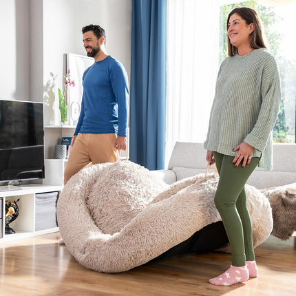 Menschliches Hundebett XXL InnovaGoods Beige