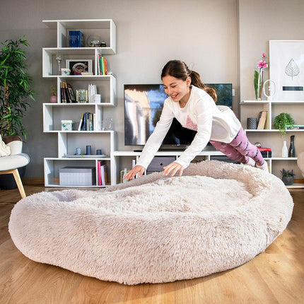 Menschliches Hundebett XXL InnovaGoods Beige
