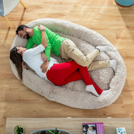 Menschliches Hundebett XXL InnovaGoods Beige