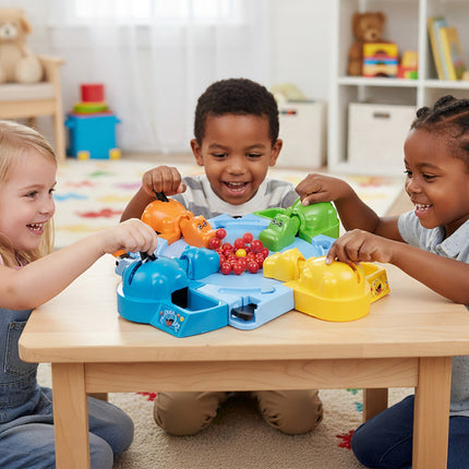 Arkádová hra Hungry Hippos pro děti, rodinná zábava, 2-4 hráči