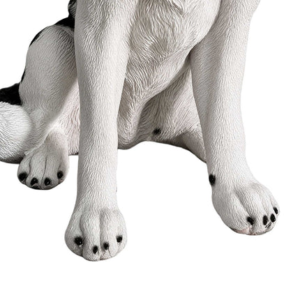 Zahradní socha psa husky, polyresin, 86 cm