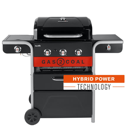 Hybridní gril Gas2Coal 2.0, 3+1 hořáky, plyn nebo dřevěné uhlí