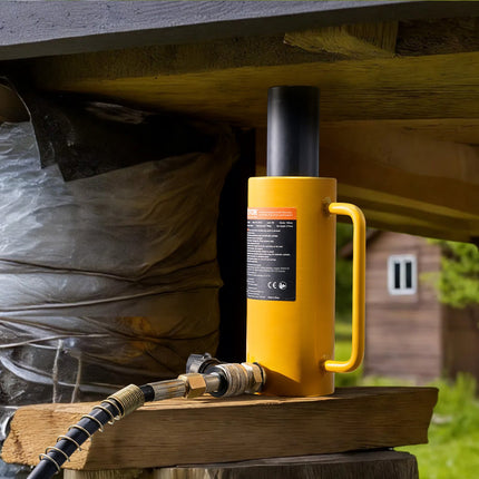 Hydraulic Cylinder Jack, 20 Ton, 6-Inch Stroke, Quick Connector