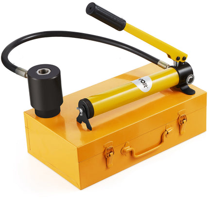 Hydraulic Knockout Punch Kit, 15 Ton, 10 Dies, 1/2-4 in