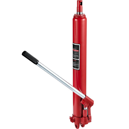 Hydraulic Long Ram Jack, 8 Ton, Clevis Base, 26–45.7 In