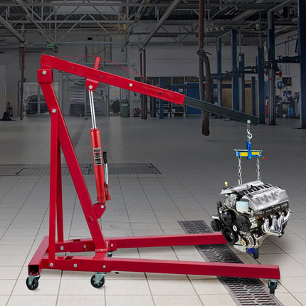 Hydraulic Long Ram Jack, 8 Ton, Clevis Base, 26–45.7 In