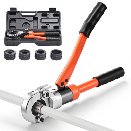 Hydraulic Pipe Crimping Tool for PEX, U16-U32 Jaws, Case