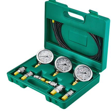 Hydraulic Pressure Test Kit, 250/400/600 Bar, 3 Gauges