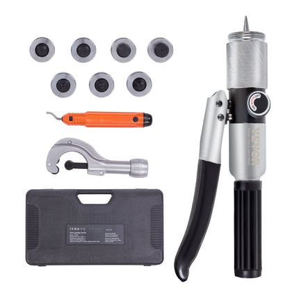 Hydraulic Tube Expander Kit, 3/8 to 1-1/8 OD, 7 Heads