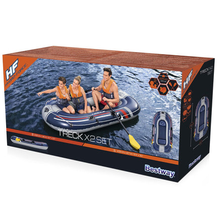 Nafukovací člun Hydro Force Trek X2, set, 2.55x1.27m
