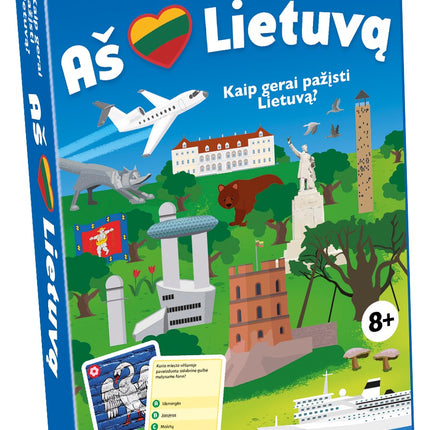 Desková hra I Love Lithuania – zábava pro každý věk, litevsky