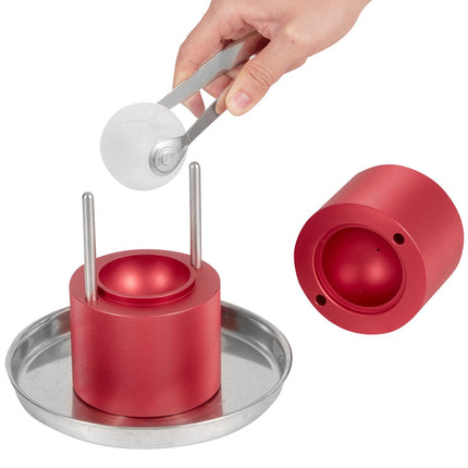 Ice Ball Press 2.4-Inch Aluminum Kit with Tong, Tray