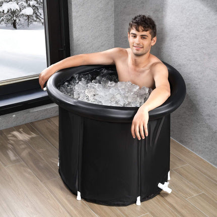 Ice Bath Tub, Inflatable Portable, 290L with Cover